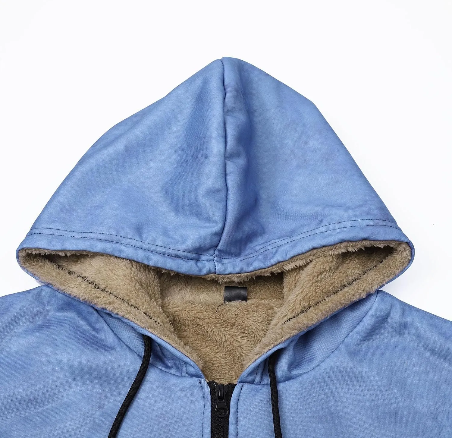 Mens Puffer Jacket Packable Jackets Double Pocket Western Cowboy 3D Printed Hooded Brown Warm Cotton Jacket Men's