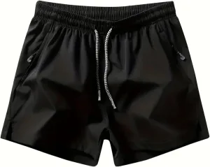 Men's Quick-Drying Athletic Running Shorts, Lightweight, with Pockets, Casual Athletic Shorts