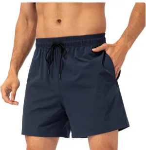 Men's Running Shorts Quick Dry Lightweight Shorts Sports Athletic Gym Shorts with Pockets