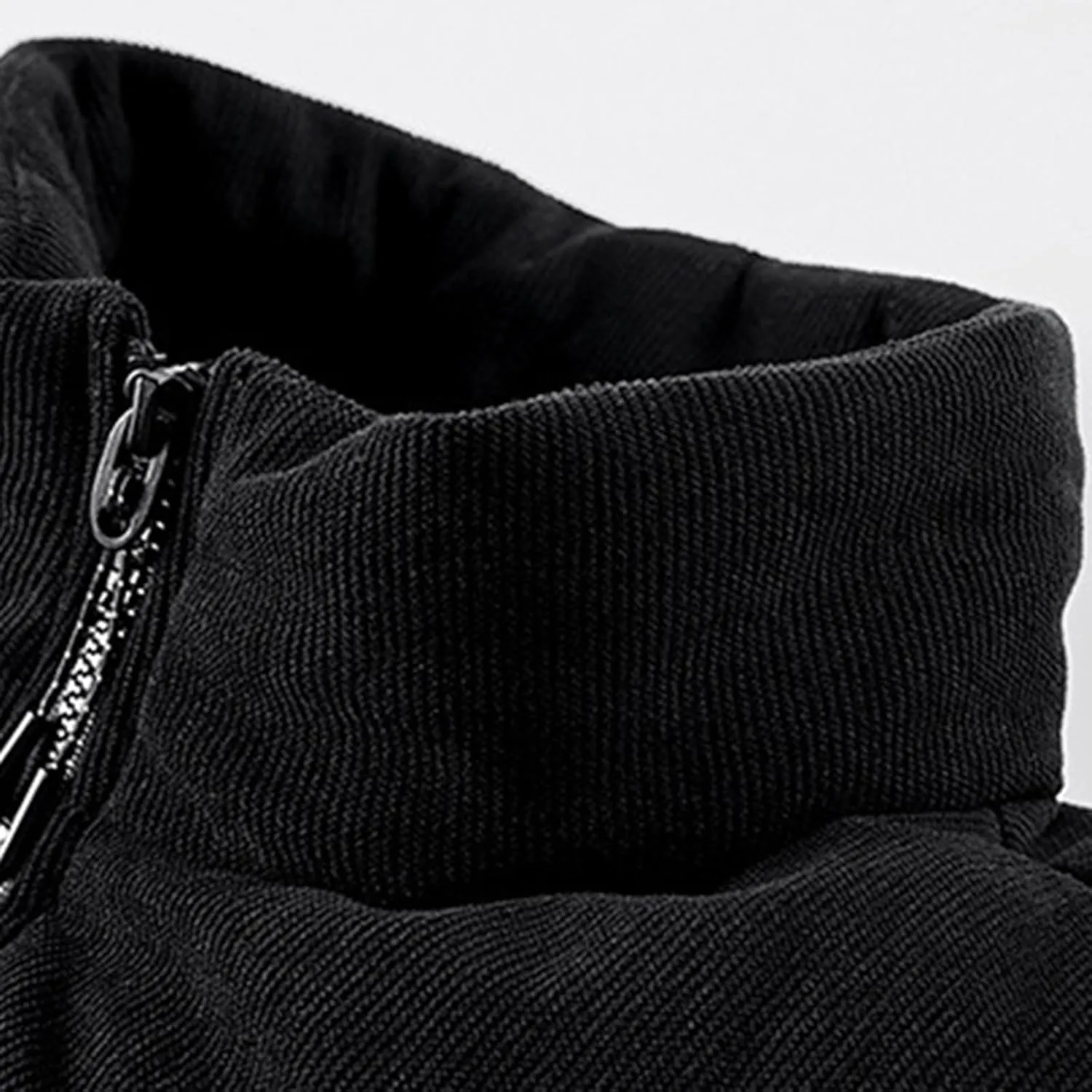 Men's Stand Collar Puffer Jacket Winter Warm Down Coat