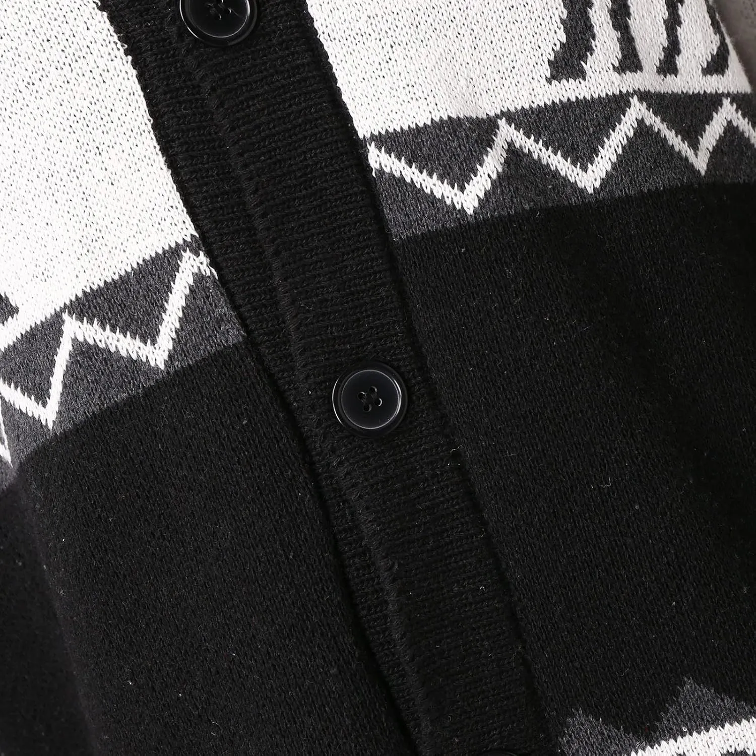 Mens Sweater Jacket Men's Reindeer Print Shawl Neck Button Down Cardigan Long Sleeve Christmax Sweater