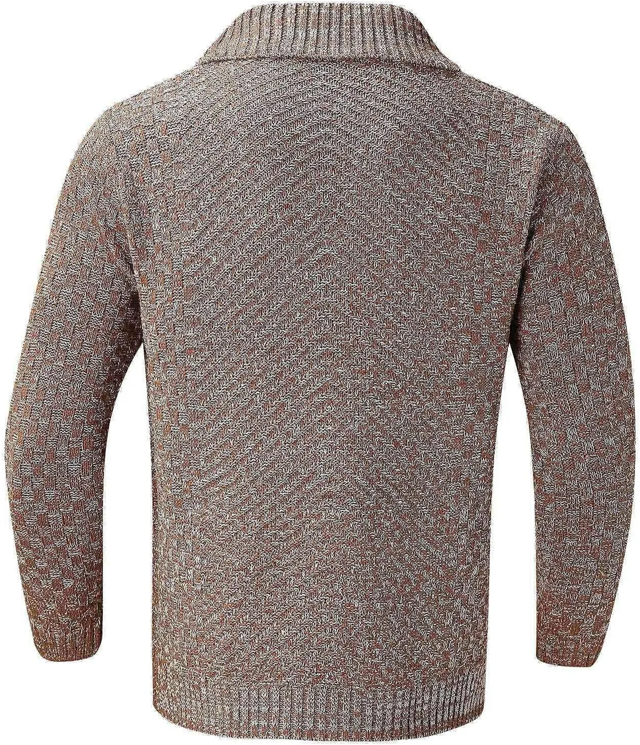Mens Sweater Jacket Mens Winter Shawl Collar Open Front Button Down Cardigan Long Sleeve Sweaters Coat