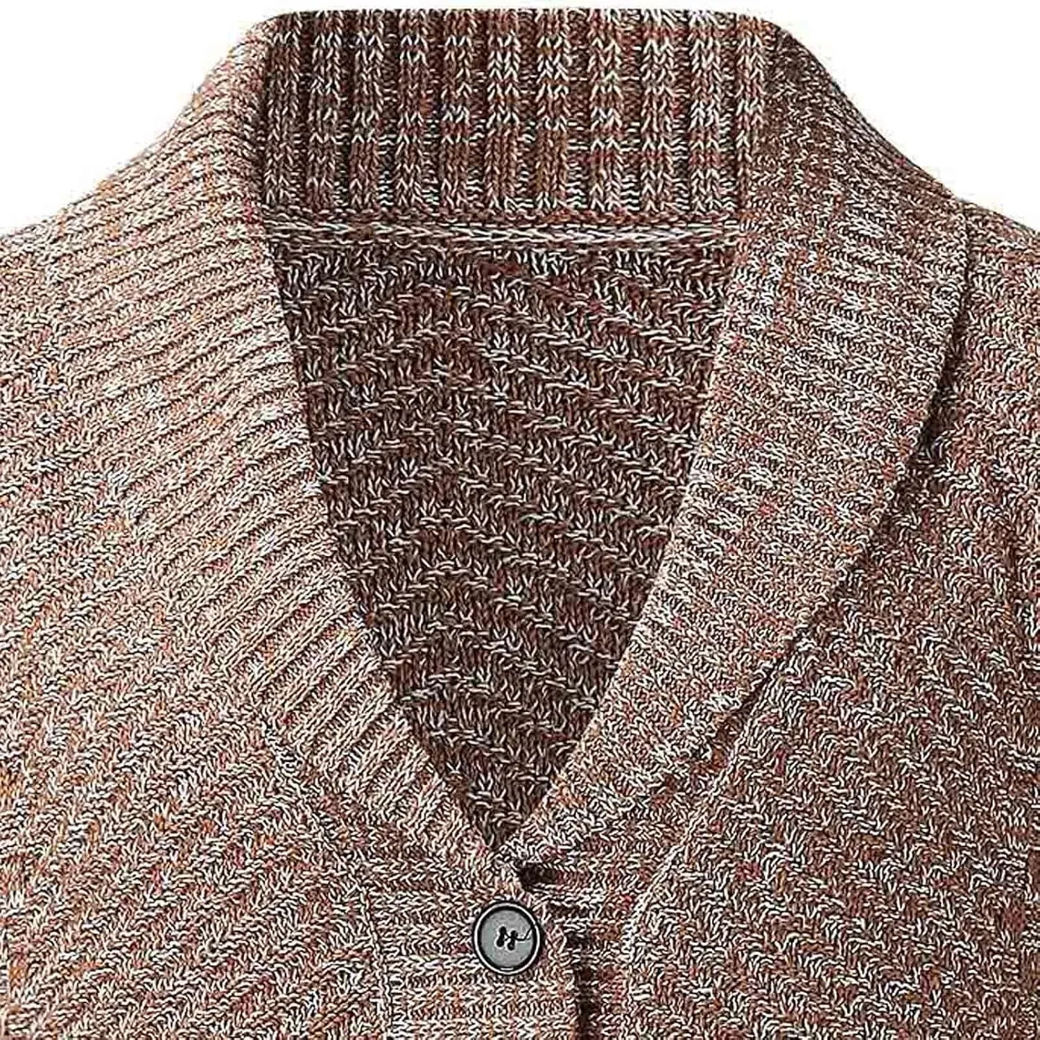 Mens Sweater Jacket Mens Winter Shawl Collar Open Front Button Down Cardigan Long Sleeve Sweaters Coat