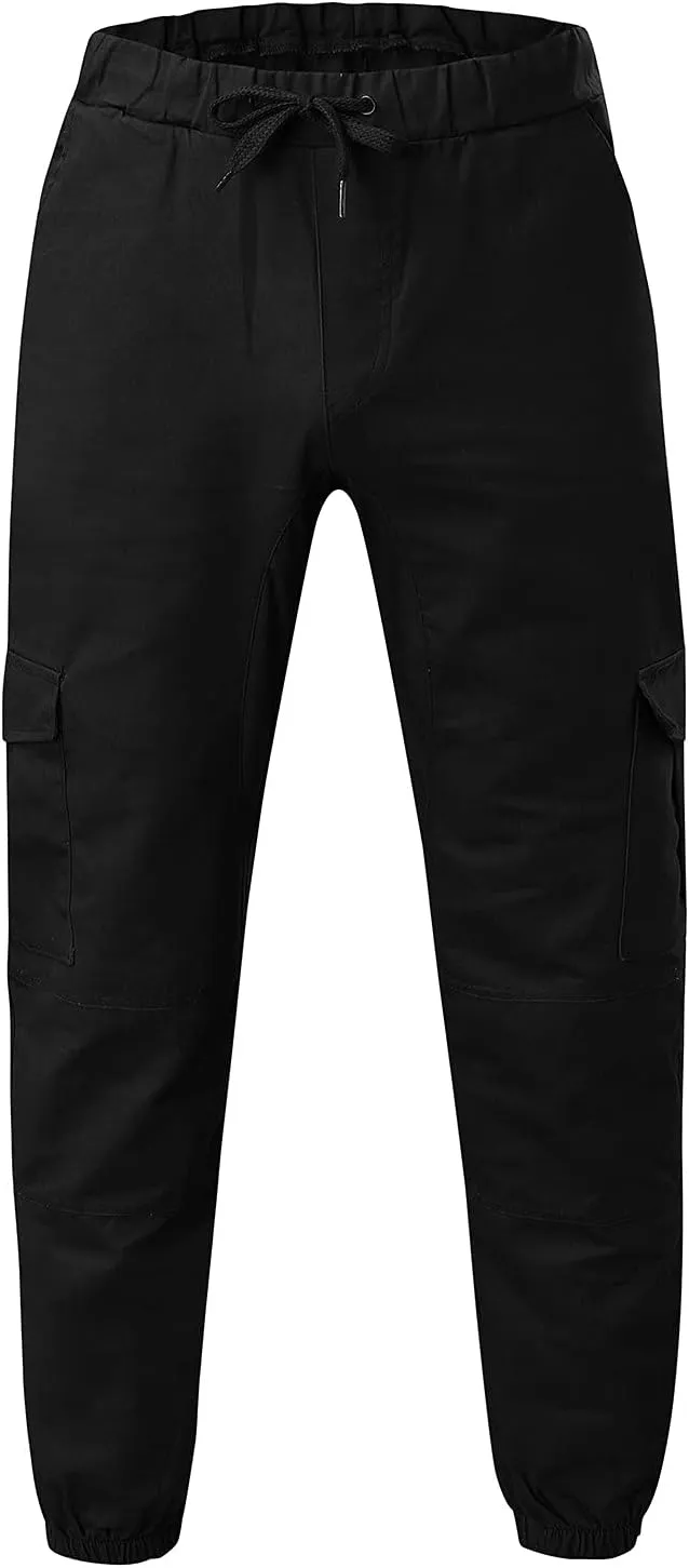Mens Sweatpants Cargo Cargo Trousers Utility Pants with Zip Pockets Joggers for Men Cargo Athletic Mens Joggers Pants