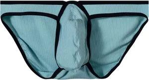 Mens Swim Briefs Hawaiian Briefs Summer Swimsuit Fitness Underwear Bulge Pouch Hip Triangle Underpanties Noslip