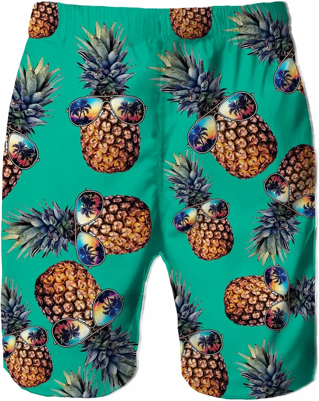 Mens Swim Trunks American Flag Bathing Suit Swimming Shorts Quick Dry Board Shorts Swimsuits with Pockets Mesh Lining
