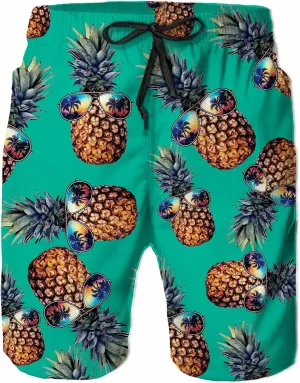 Mens Swim Trunks American Flag Bathing Suit Swimming Shorts Quick Dry Board Shorts Swimsuits with Pockets Mesh Lining