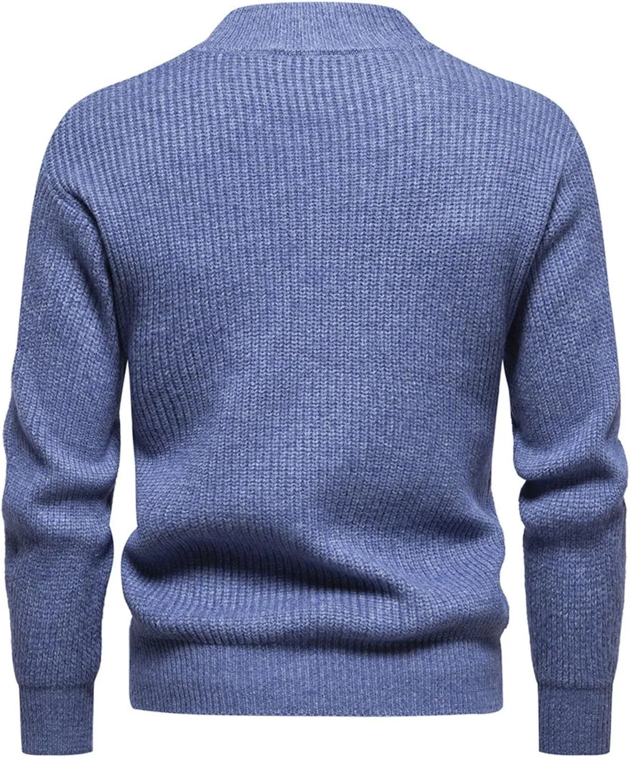 Mens Turtleneck Men's Long Sleeve Slim Fit Turtleneck Sweater Casual Knitted Twisted Pullover Solid Sweaters Coat