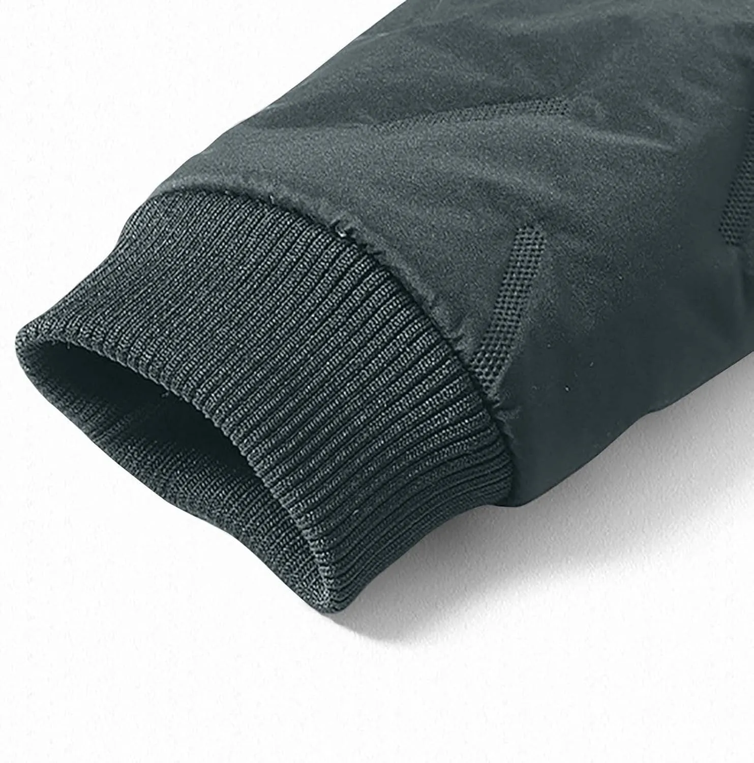 Mens Winter Coat Sherpa Lined Fleece Jacket Windproof Coat Full Zip Insulated Casual Jackets Work Outwear with Pockets