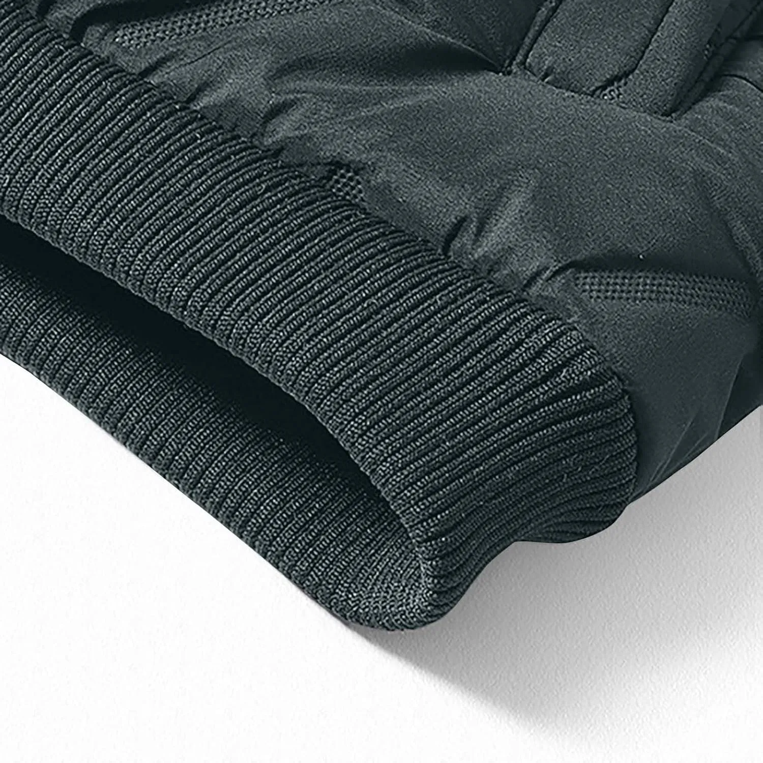 Mens Winter Coat Sherpa Lined Fleece Jacket Windproof Coat Full Zip Insulated Casual Jackets Work Outwear with Pockets