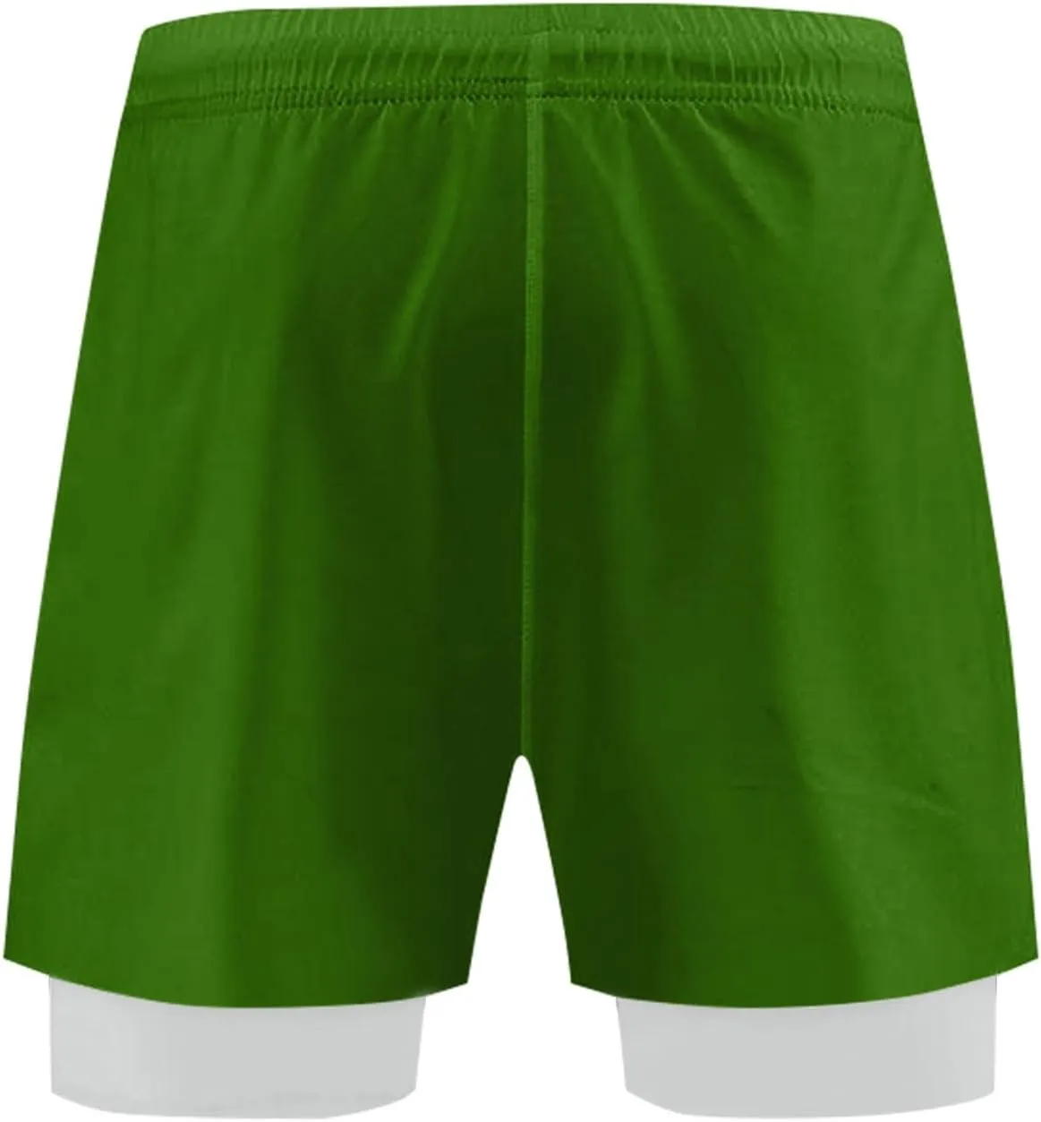 Men's Workout Running Shorts Athletic Elastic Waist Drawstring Shorts Solid Lightweight Gym Outdoor Pants