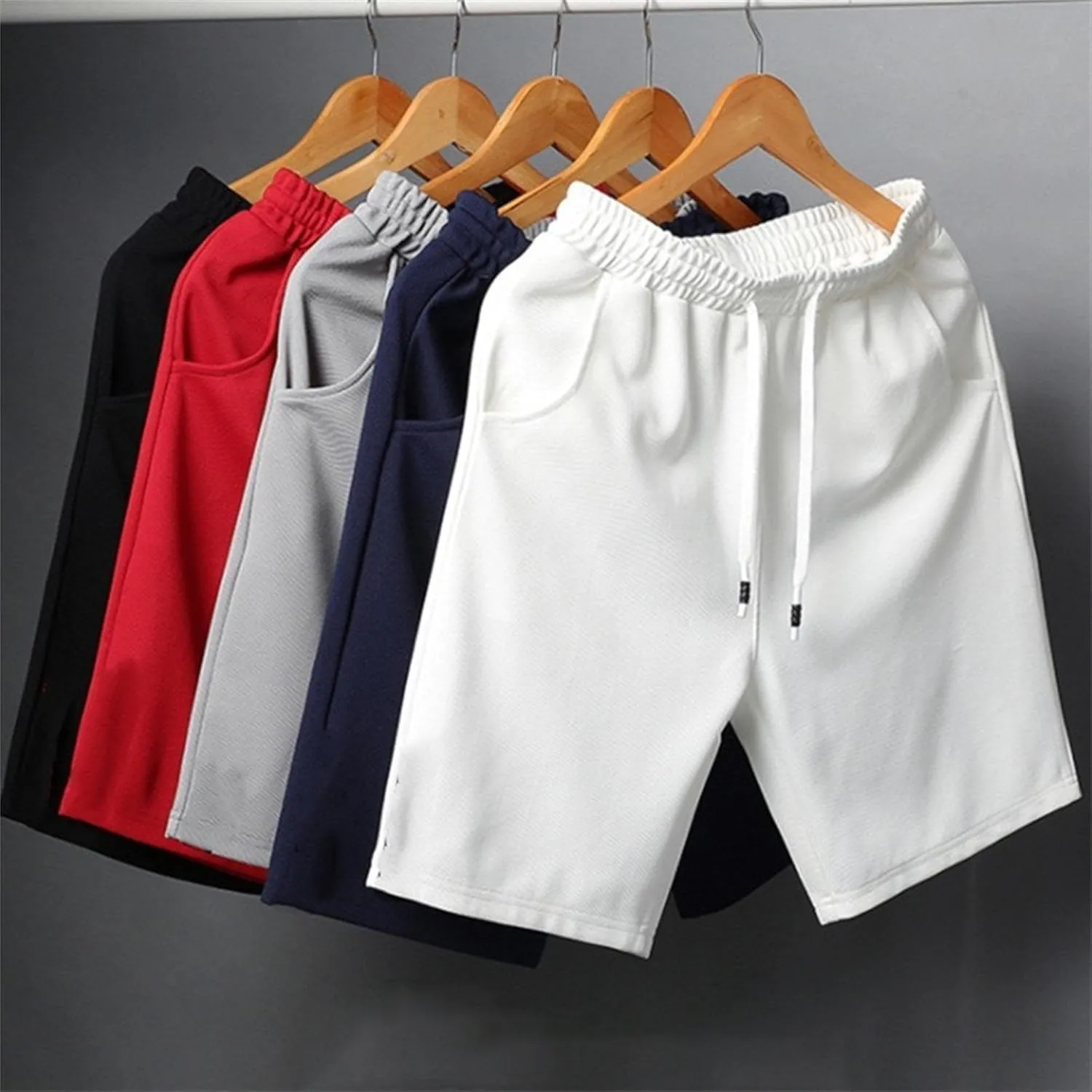 Men's Workout Running Shorts Quick Dry Active 5 Inches Shorts with Pockets, Lightweight, Breathable