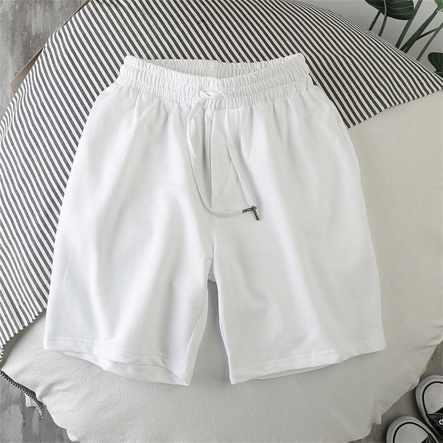 Men's Workout Running Shorts Quick Dry Active 5 Inches Shorts with Pockets, Lightweight, Breathable
