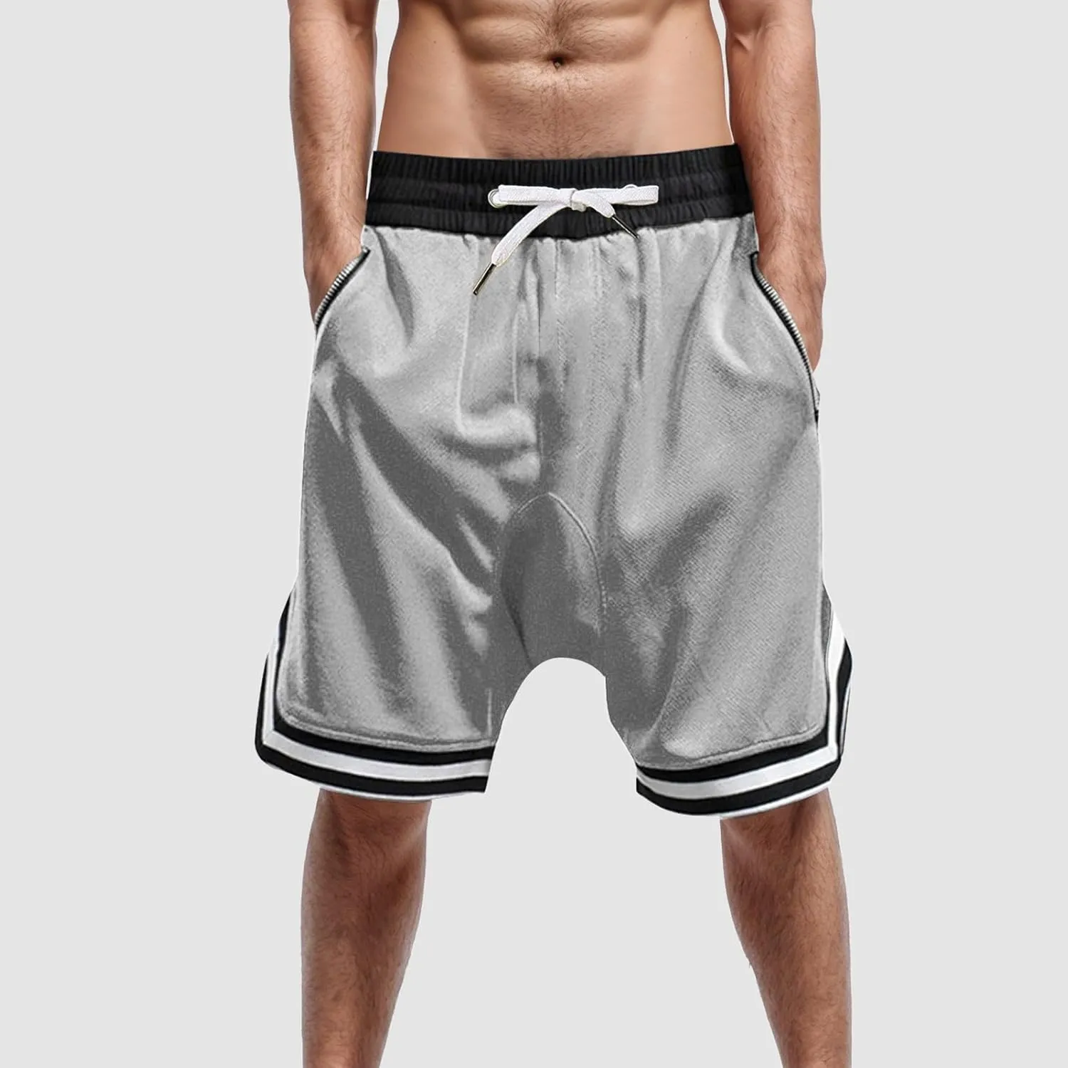 Men's Workout Shorts with Pockets Lightweight Quick Dry Athletic Gym Running Shorts for Men