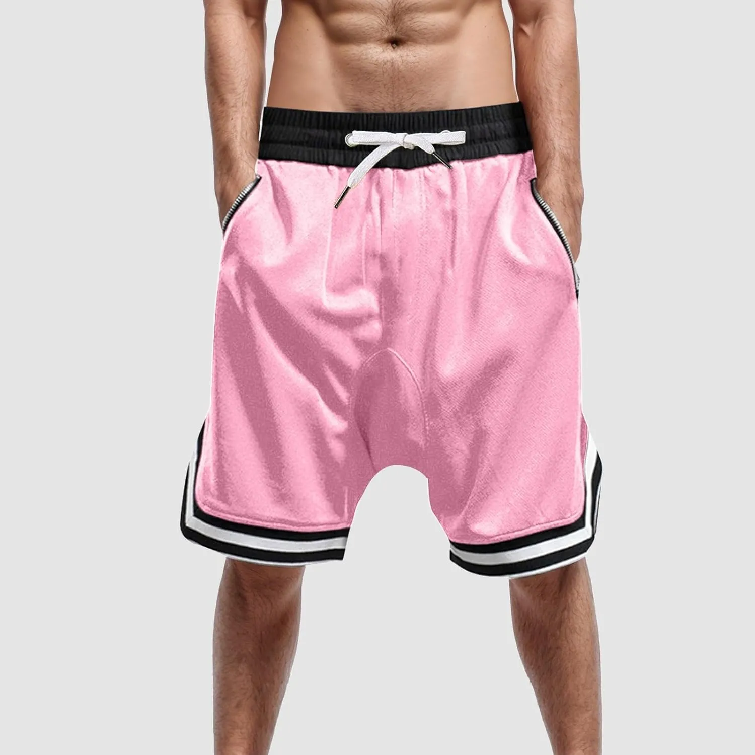 Men's Workout Shorts with Pockets Lightweight Quick Dry Athletic Gym Running Shorts for Men