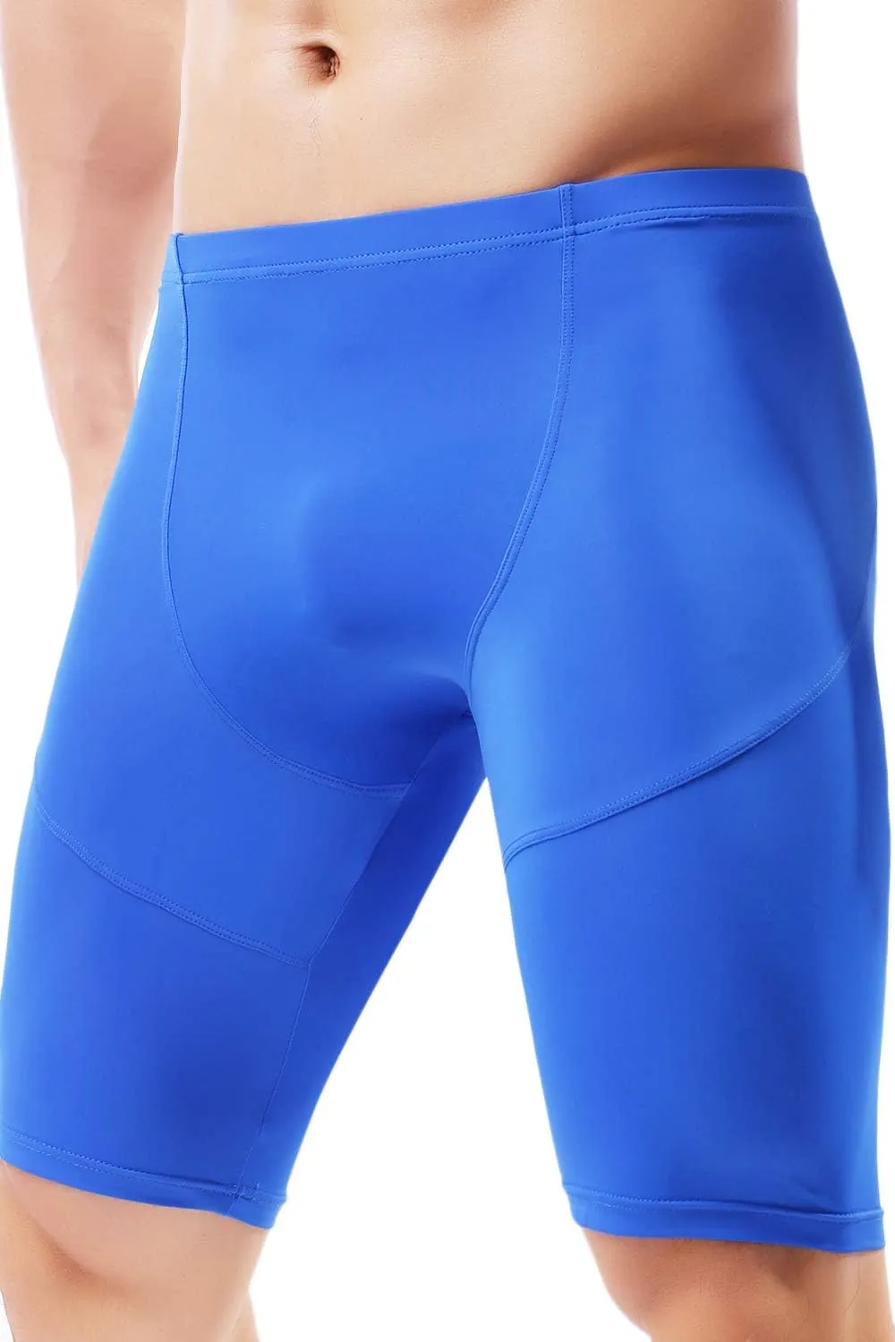 MIZOK Men's Compression Running Shorts Quick Dry Yoga Tight Seamless Training Gym Workout Baselayer