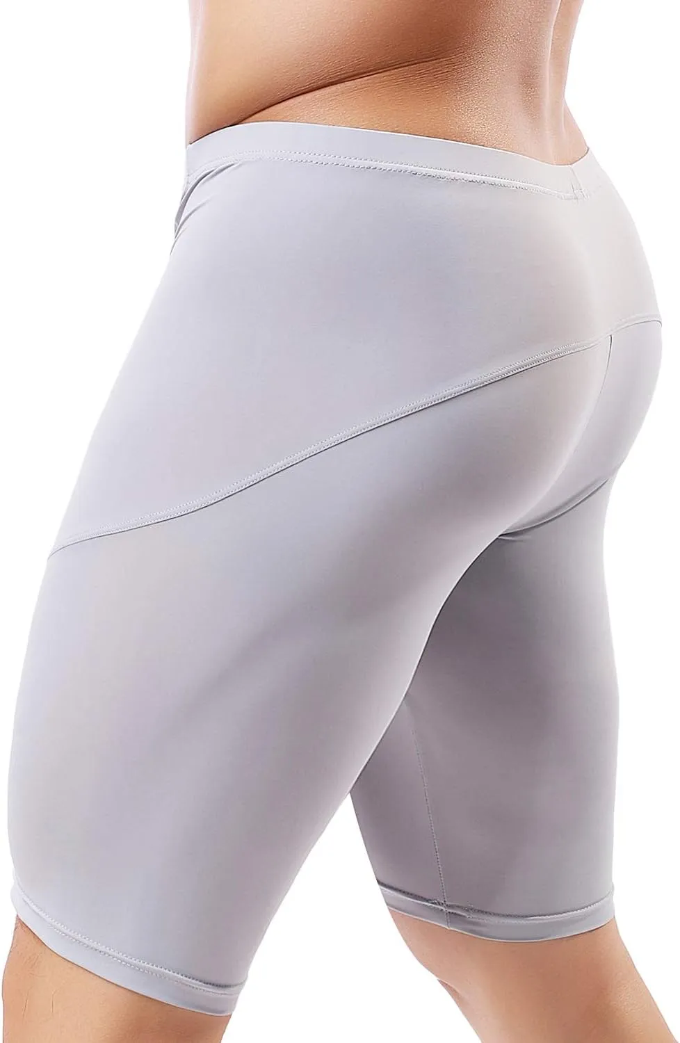 MIZOK Men's Compression Running Shorts Quick Dry Yoga Tight Seamless Training Gym Workout Baselayer