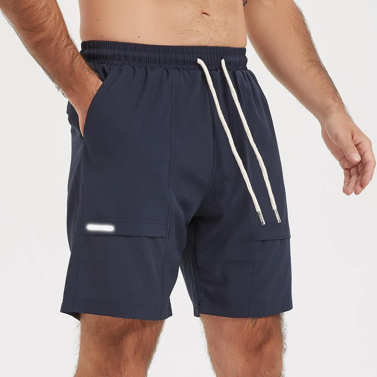 Msmsse Men's Athletic Running Shorts Quick Dry Lightweight Workout Gym Basketball Outdoor Hiking Shorts
