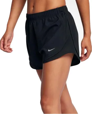 Nike Dry Women's Tempo Dri-Fit Running Shorts (Heather Black/Black, X-Large)