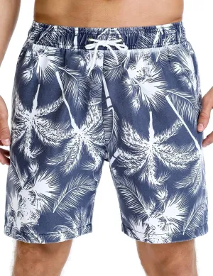 Nonwe Men's Swim Trunks Beachwear Outdoor Quick Dry Retro Soft Washed Drawstring Board Short