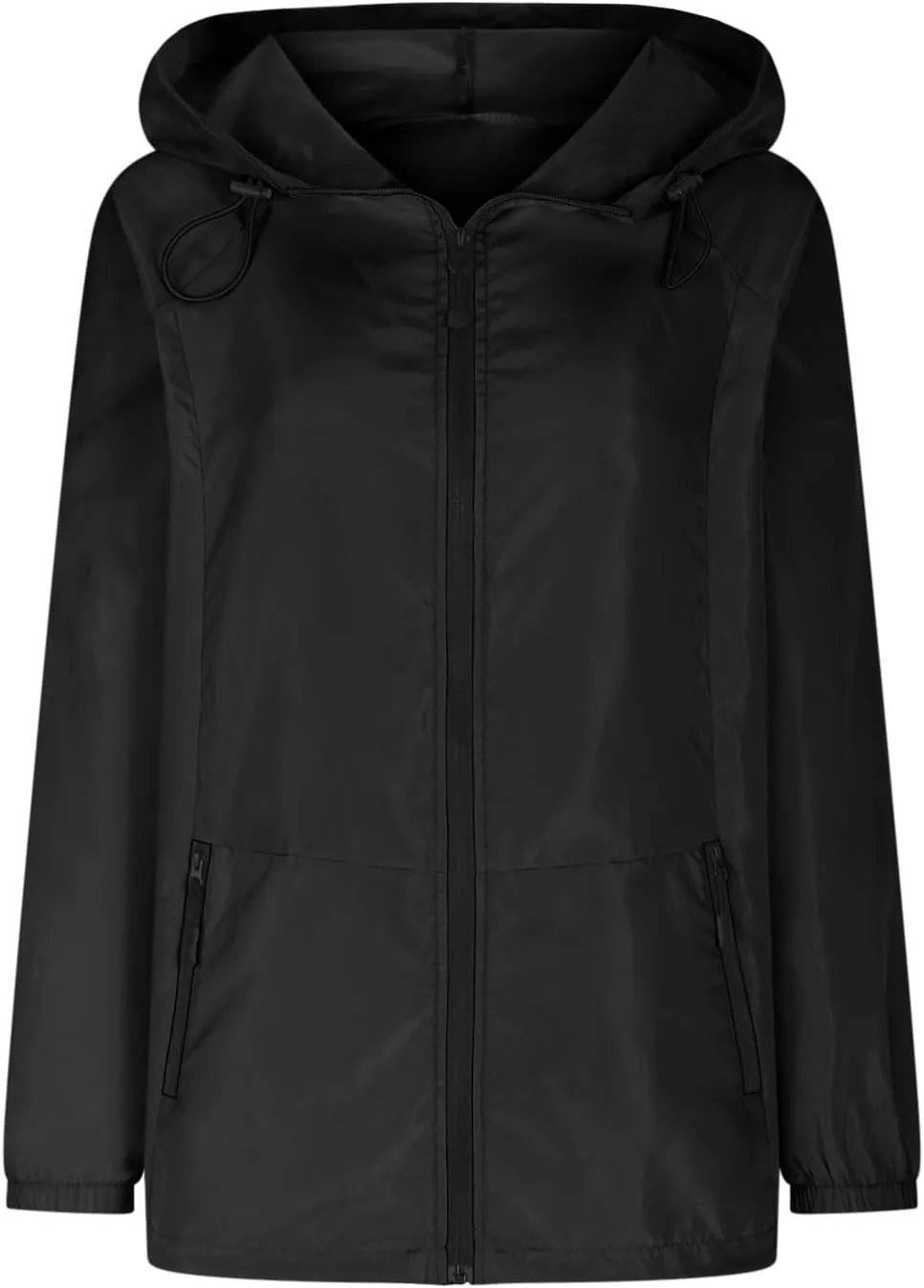 Rain Jacket Women Lightweight Raincoat Waterproof Windbreaker Packable Climbing Outdoor Cute Hooded Trench Coats