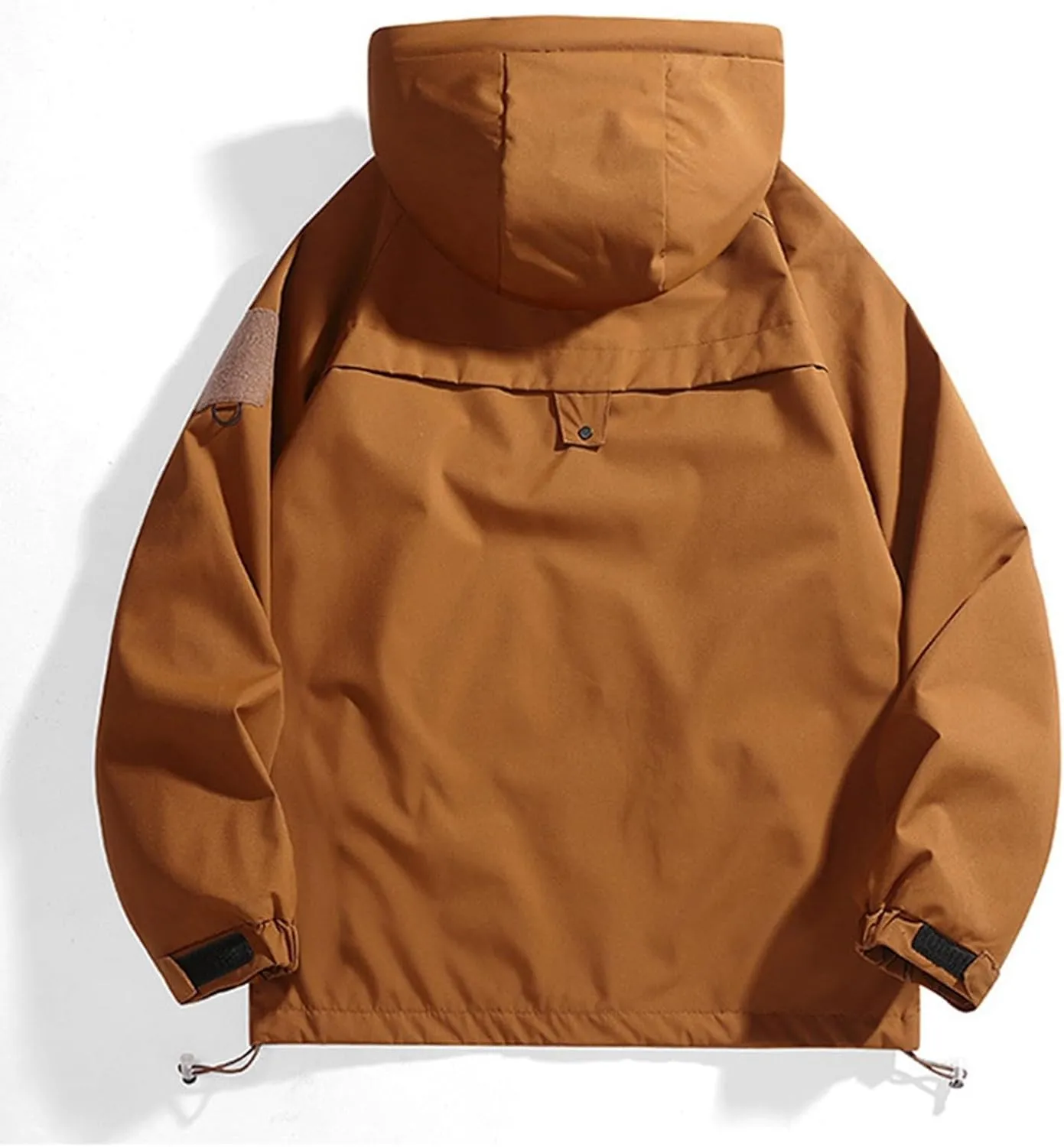 RTRDE Men's Camping Jackets Waterproof Windbreaker Rain Jacket Lightweight Proof Raincoat with Hood for Outdoor, M-3XL