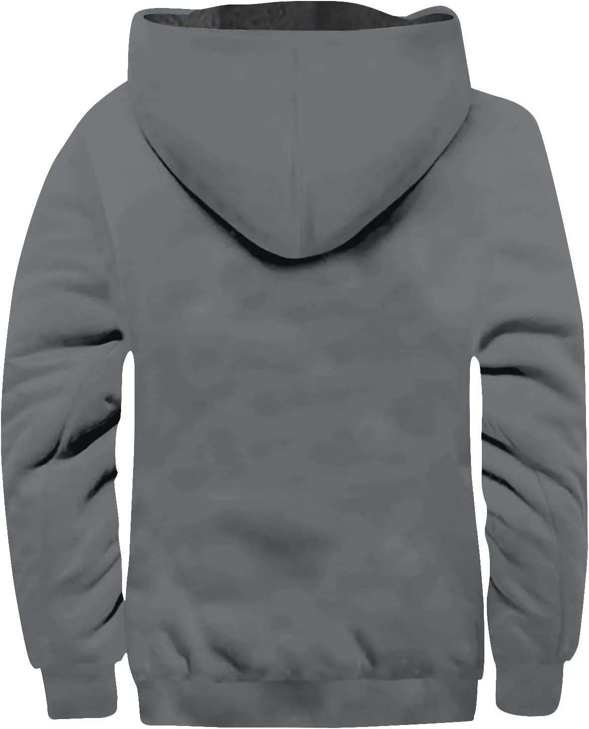 RTRDE Mens Winter Jacket Zip Up Sweatshirts Fleece Jackets Thick Sherpa Lined Hoodie Coats Outwear Jacket, S-8XL