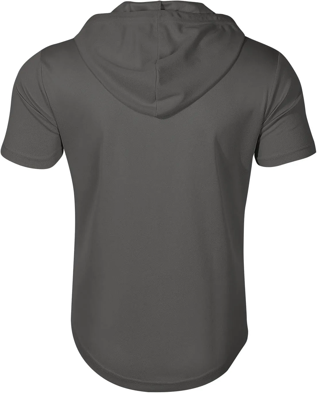 RTTUIOP Short Sleeve Hoodies for Men Gym Workout Athletic Running Shirts Quarter Zip Hoodie Pocket Tee
