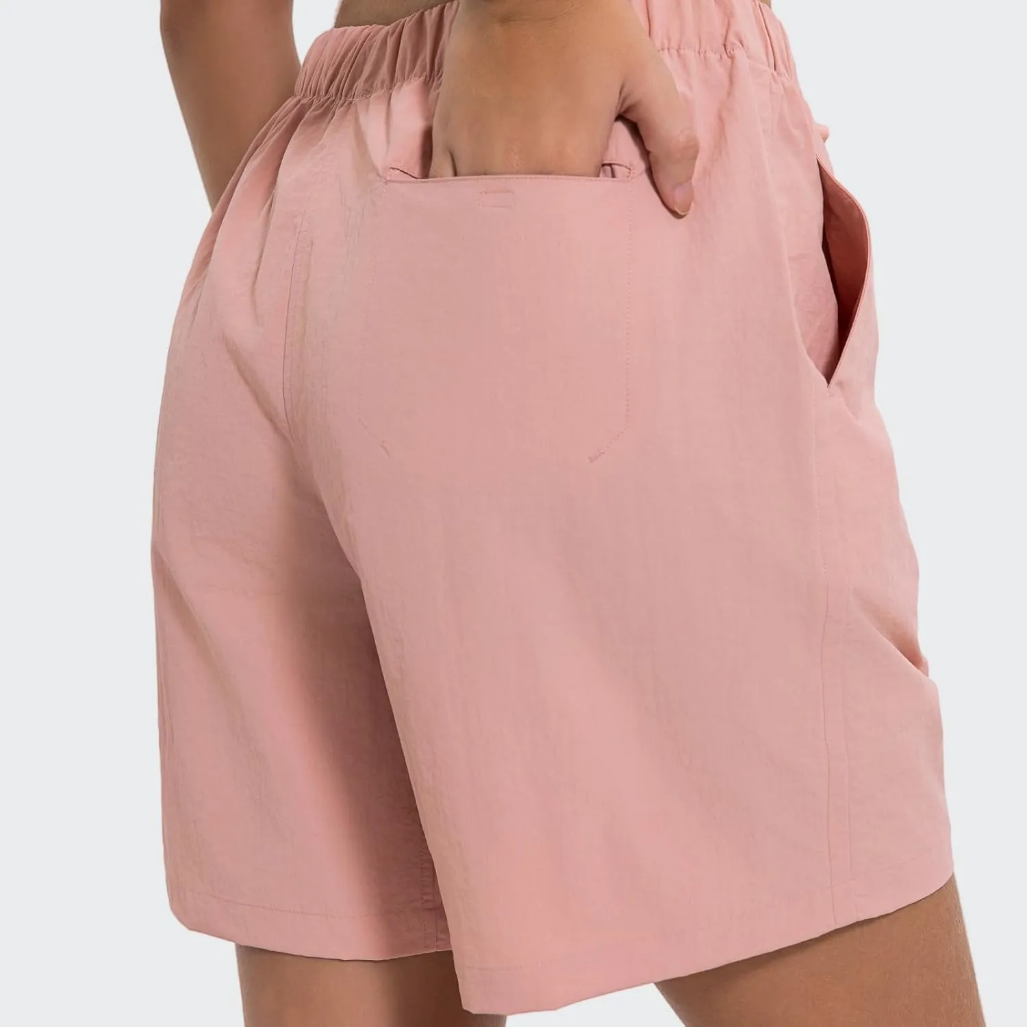 Running Shorts for Women High Waisted Drawstring Athletic Quick Dry Lightweight Shorts with Pockets