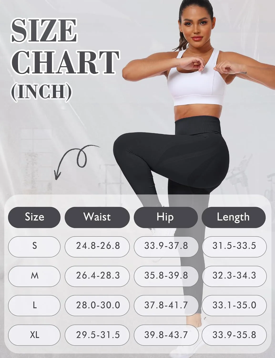 Scrunch Butt Lifting Leggings for Women Empower Seamless Workout Gym Leggings High Waist Tummy Control Yoga Pants