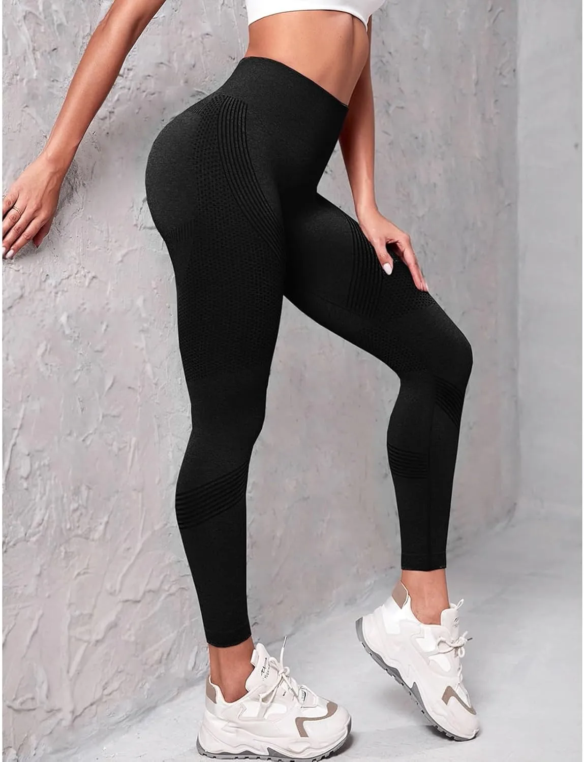 Scrunch Butt Lifting Leggings for Women Tummy Control Stretch Casual Workout Leggings Booty Compression Yoga Pants