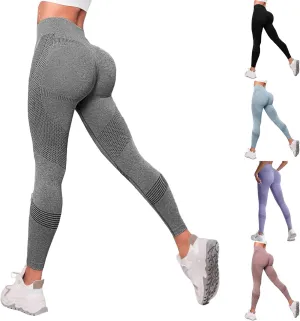 Scrunch Butt Lifting Leggings for Women Tummy Control Stretch Casual Workout Leggings Booty Compression Yoga Pants