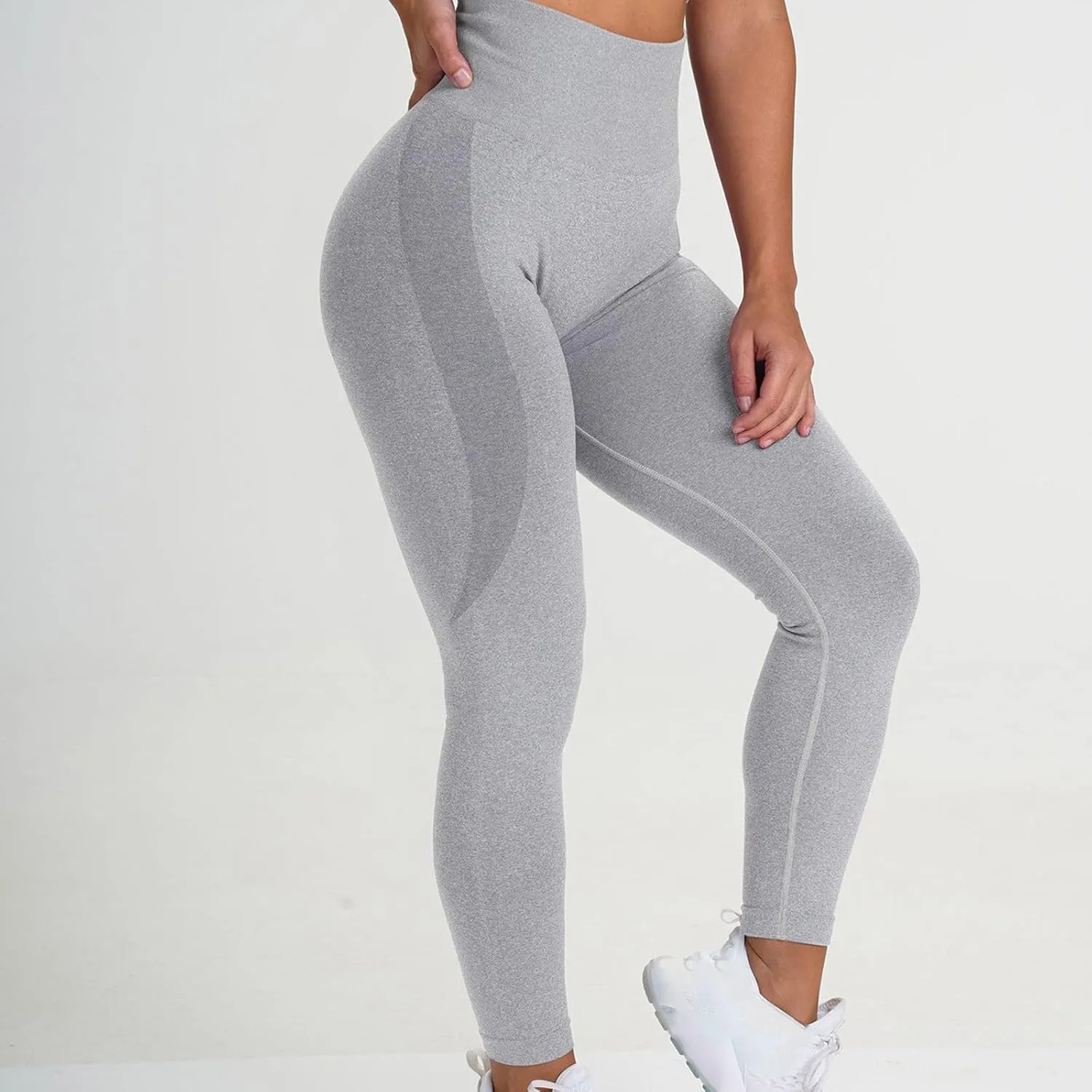 Seamless Leggings for Women Butt Lifting Workout Gym Leggings High Waist Yoga Running Compression Tights Pants