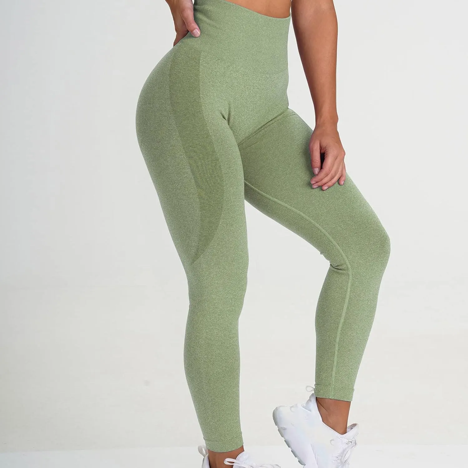 Seamless Leggings for Women Butt Lifting Workout Gym Leggings High Waist Yoga Running Compression Tights Pants