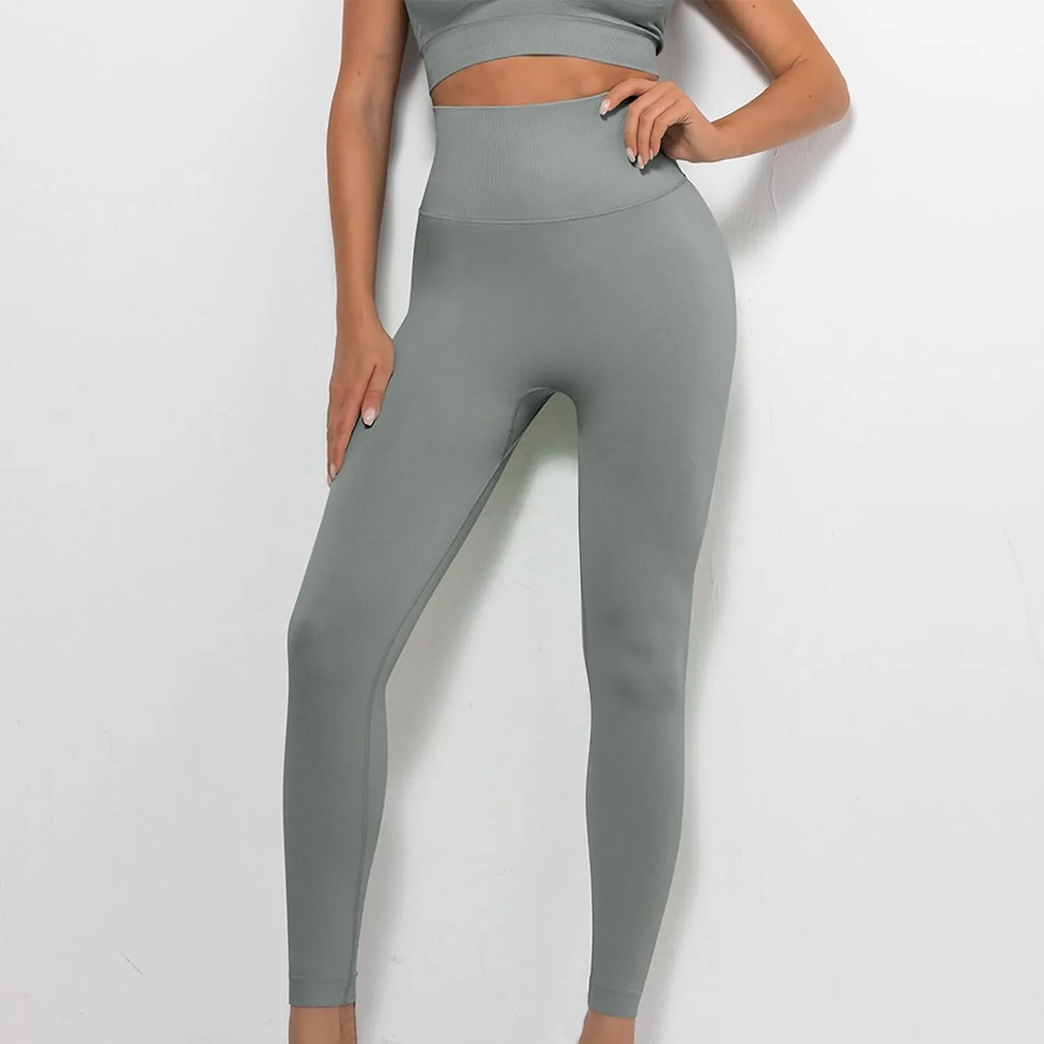 Seamless Leggings for Women High Waist Butt Lifting Bottoms Gym Sports Leggings Compression Tights Workout Yoga Pants