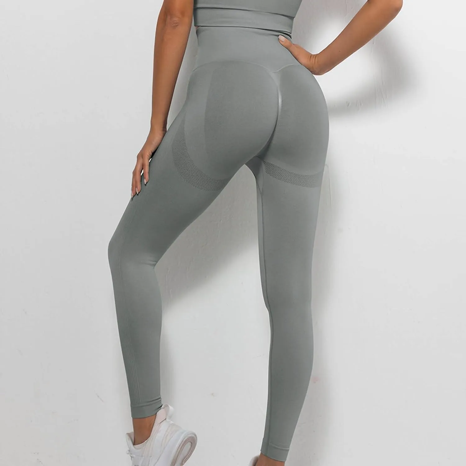 Seamless Leggings for Women High Waist Butt Lifting Bottoms Gym Sports Leggings Compression Tights Workout Yoga Pants