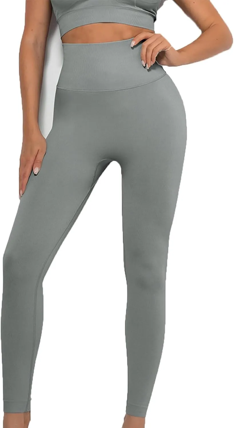Seamless Leggings for Women High Waist Butt Lifting Bottoms Gym Sports Leggings Compression Tights Workout Yoga Pants