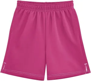Solid Color Boys Athletic Shorts Quick Dry Kids Active Running Shorts with Pockets