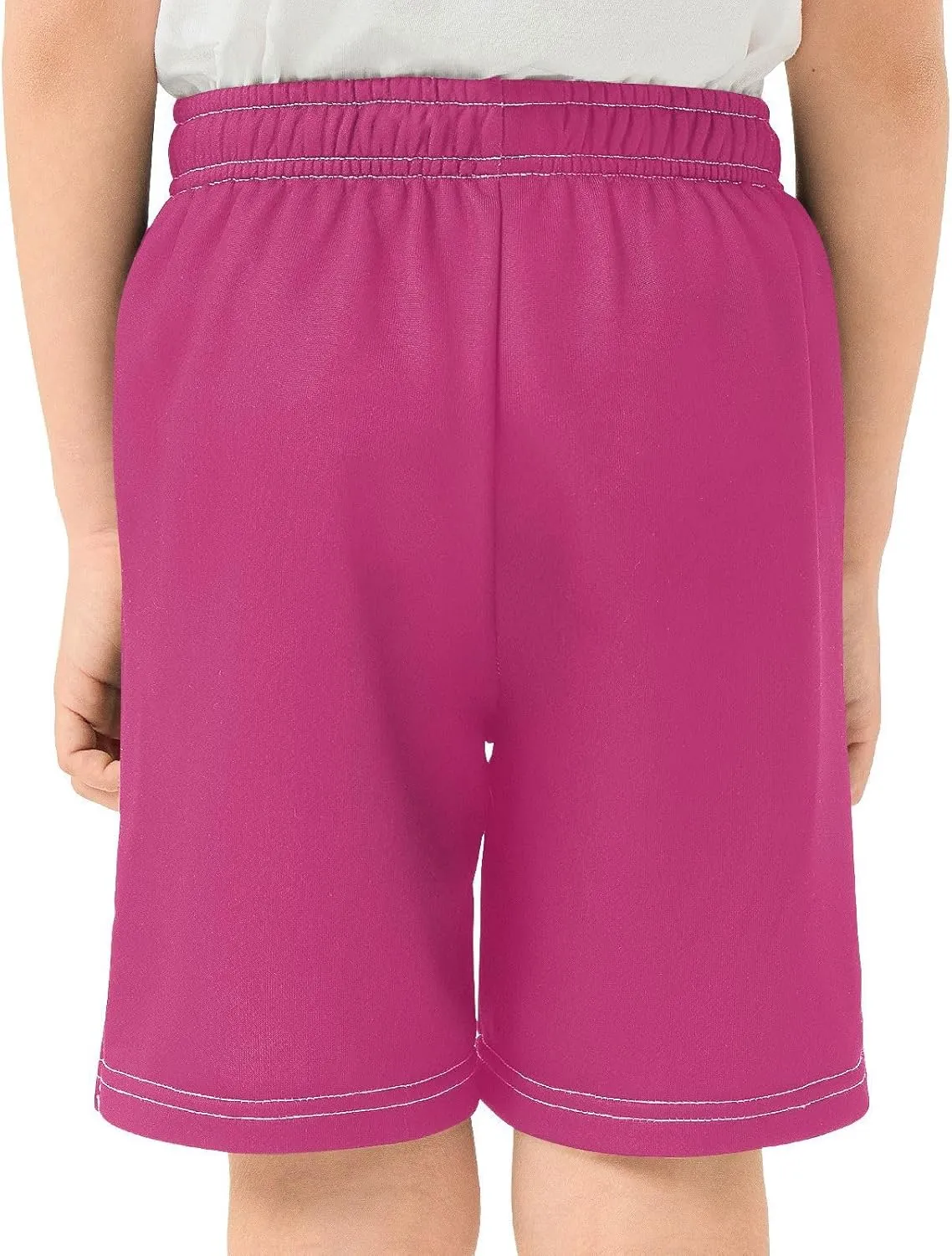 Solid Color Boys Athletic Shorts Quick Dry Kids Active Running Shorts with Pockets