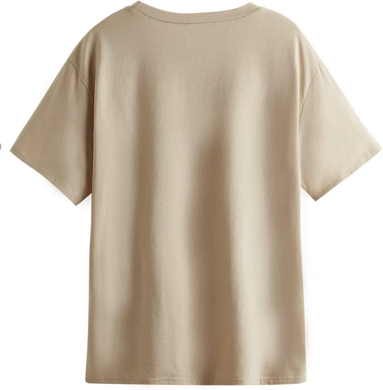 SOLY HUX Women's Oversized Tshirts Letter Graphic Summer Vintage Tees Loose Casual Gym Tops