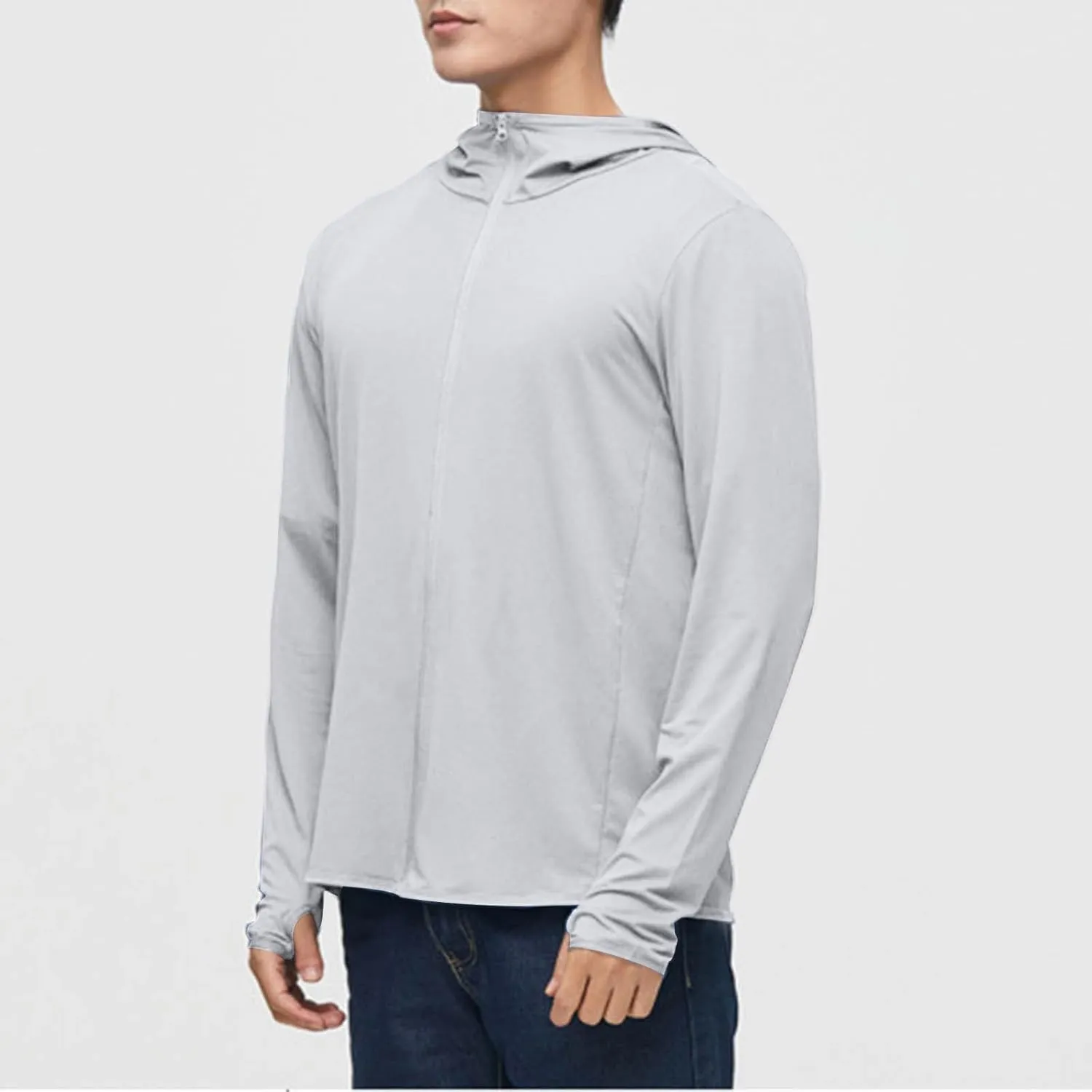 Sun Shirts for Men UV SPF UPF 50  Long Sleeve Rash Guard Fishing Jacket Quick Dry Lightweight Outdoor Breathable Tops