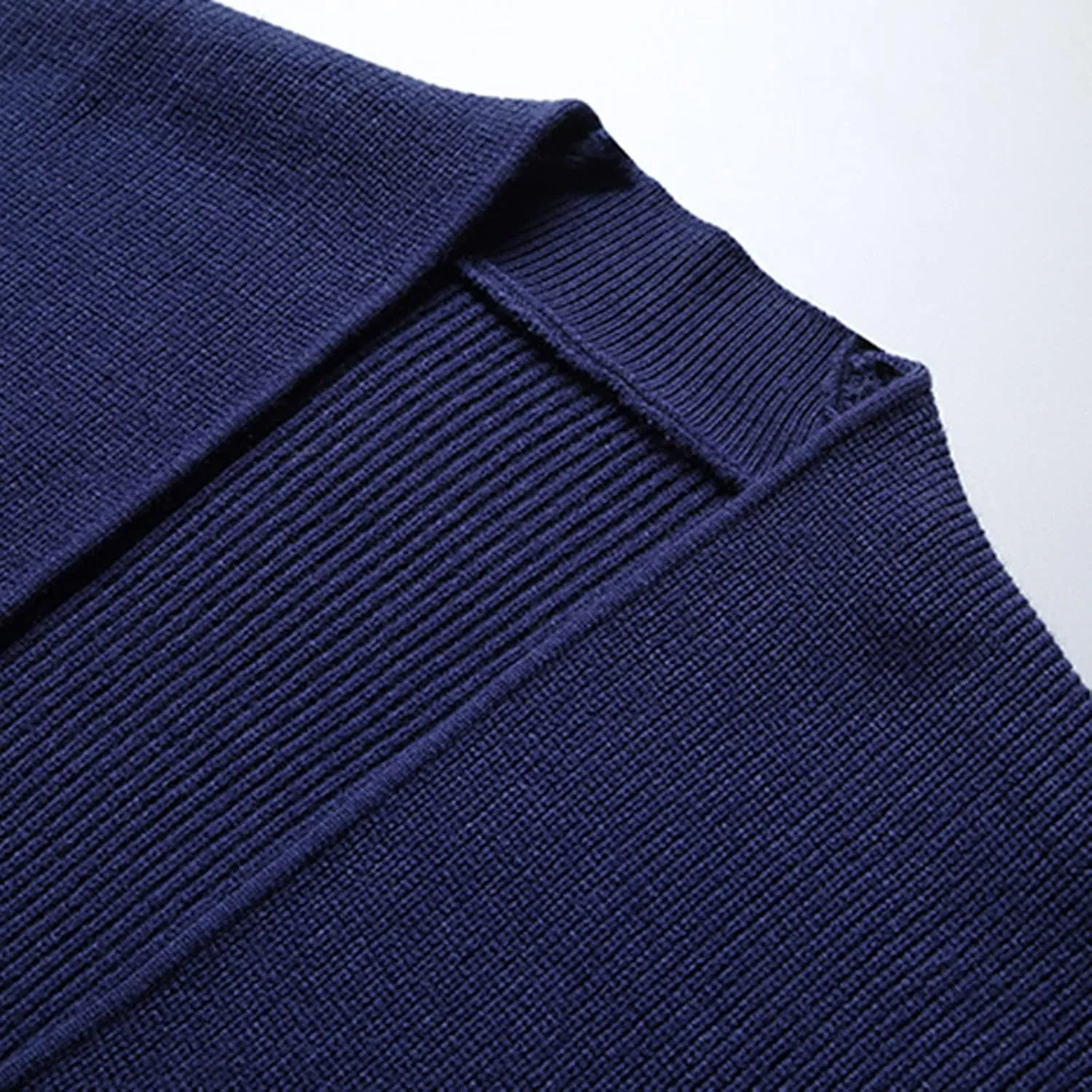 Sweaters for Men Mens Solid Long Sleeve V Neck Cardigan Button Down Sweaters Coat with Front Pocket