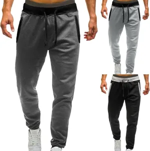 Sweatpants for Men, Cotton Joggers for Men Casual Slim Fit Big and Tall Drawstring Sweatpants Athletic Gym Pants