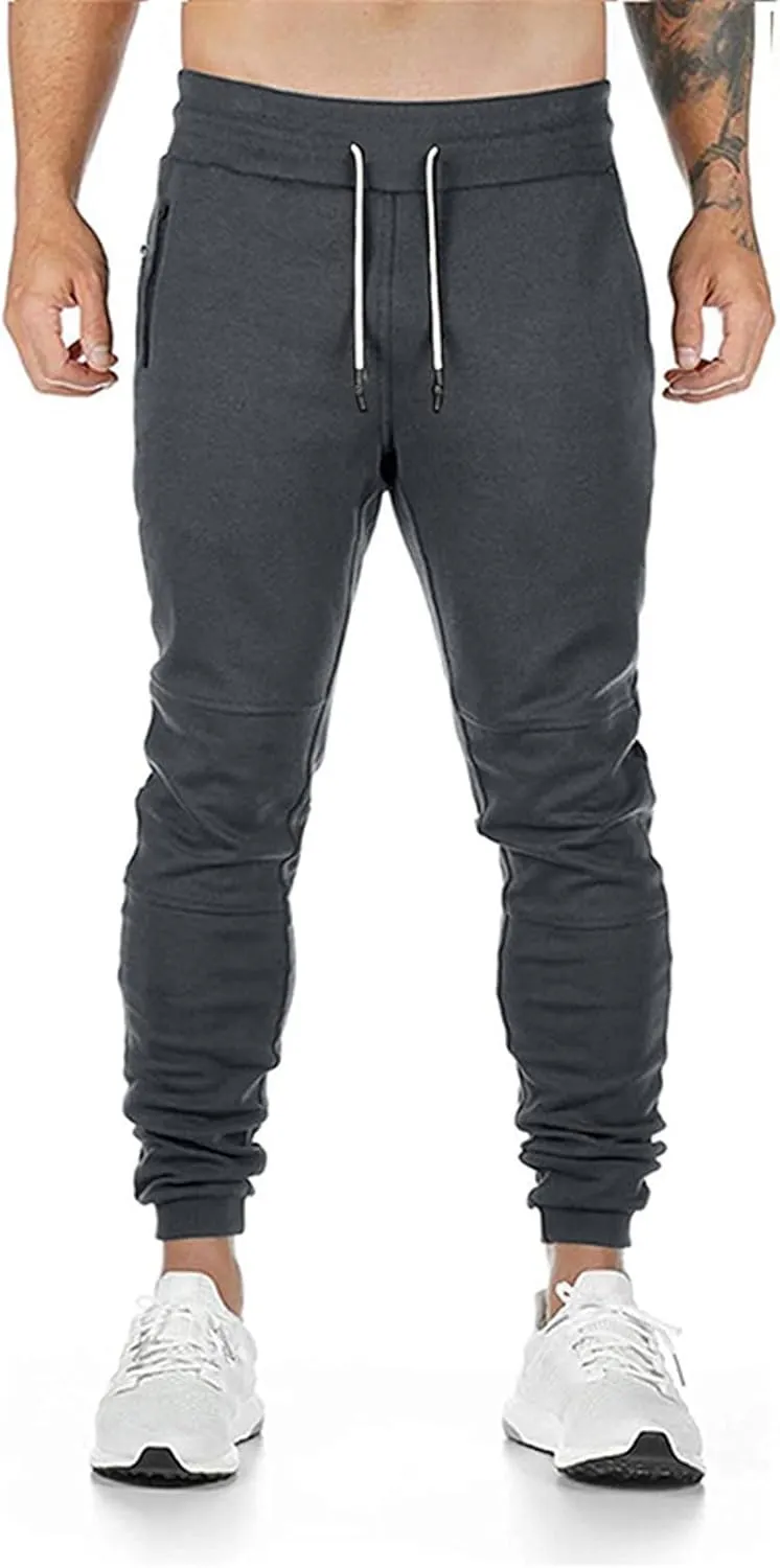 Sweatpants for Men Summer Drawstring Elastic Waist Fit Pockets Breathable Loose Summer Comfy Fashion Joggers