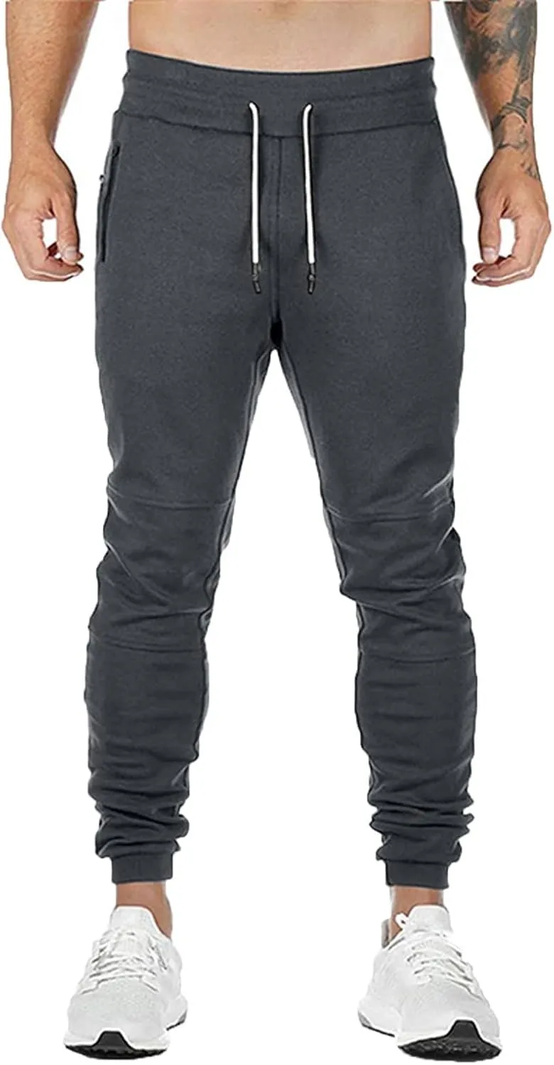 Sweatpants for Men Summer Drawstring Elastic Waist Fit Pockets Breathable Loose Summer Comfy Fashion Joggers