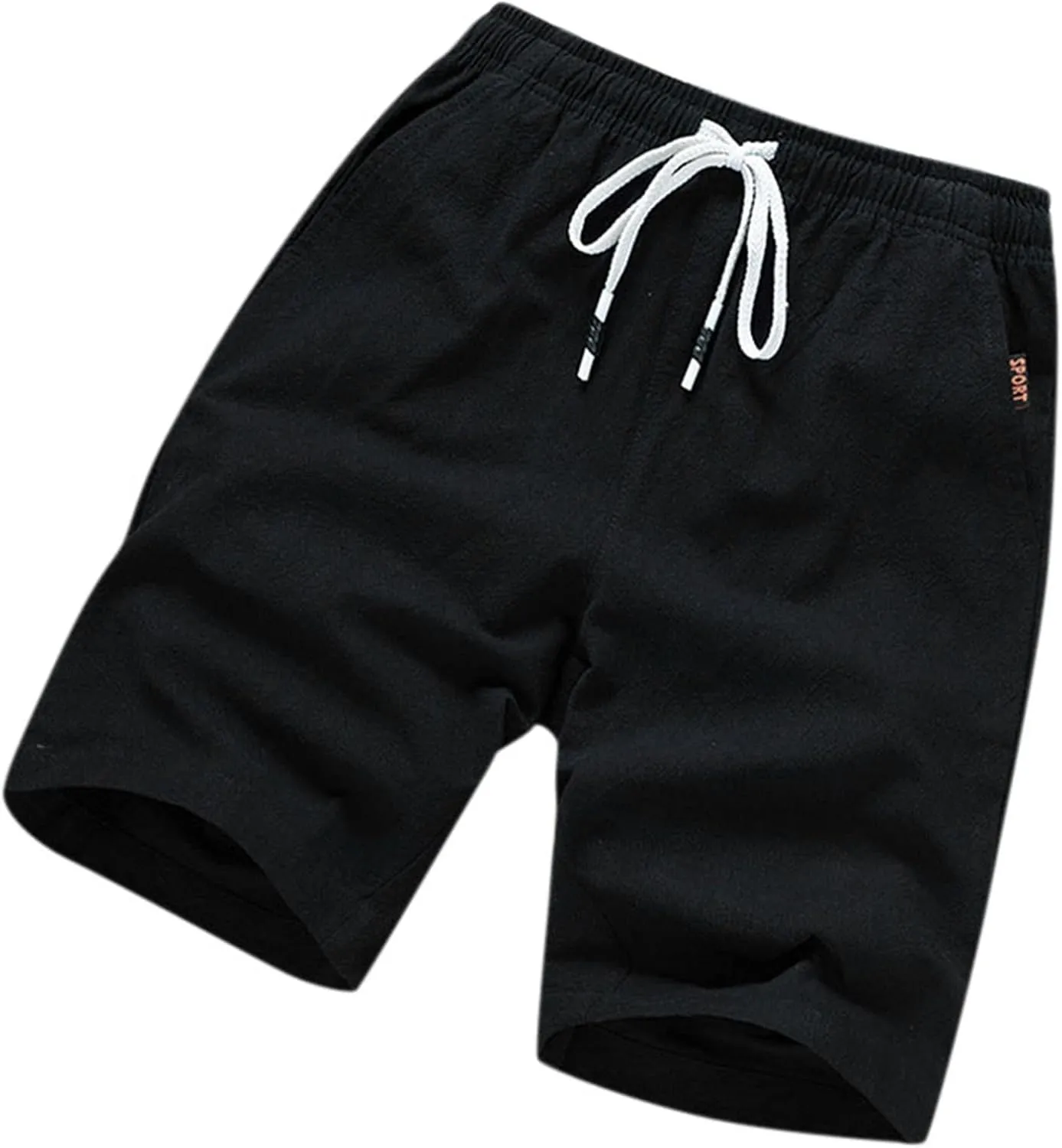 Sweatpants for Men Summer Drawstring Elastic Waist Fit Pockets Fashion Loose Sport Clothes Comfy Fashion Joggers