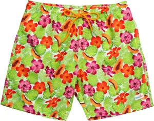 SwimZip Boys' Swim Trunks with Boxer Brief Liner and UPF 50  Sun Protection