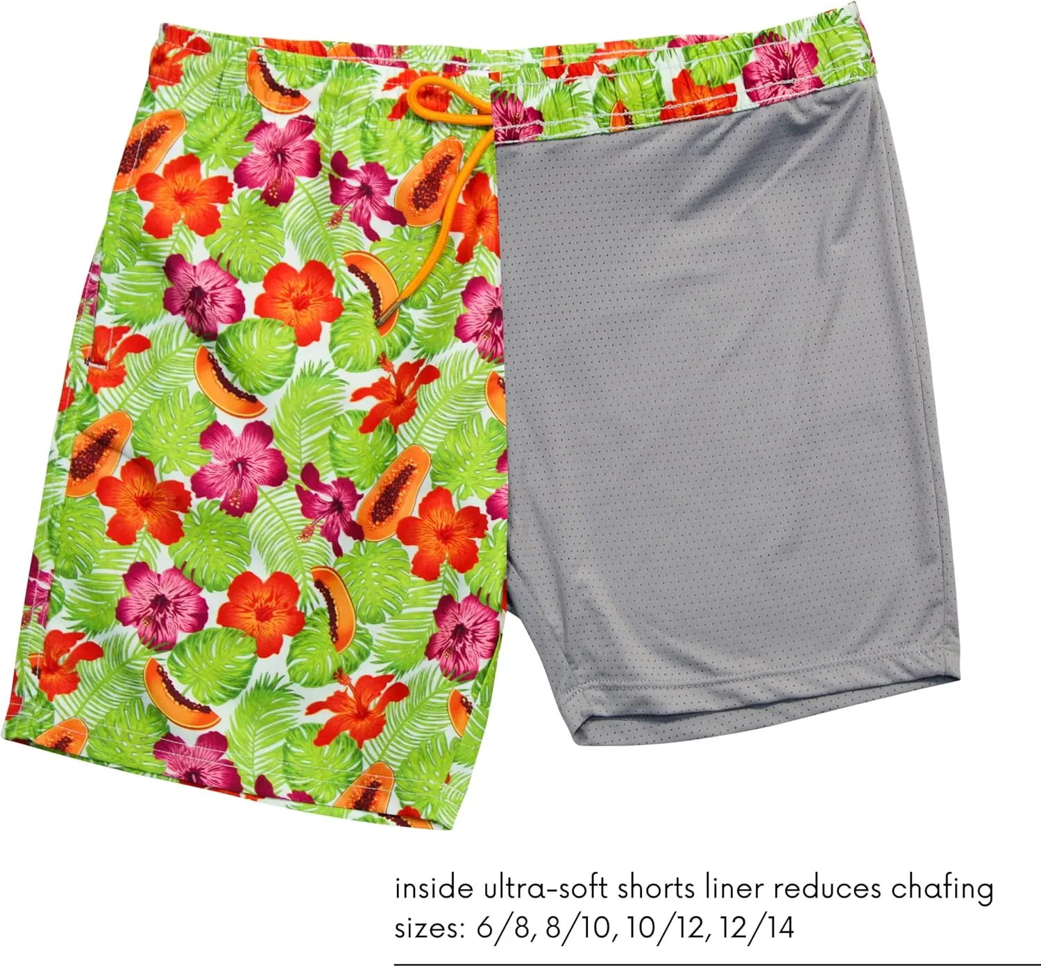 SwimZip Boys' Swim Trunks with Boxer Brief Liner and UPF 50  Sun Protection