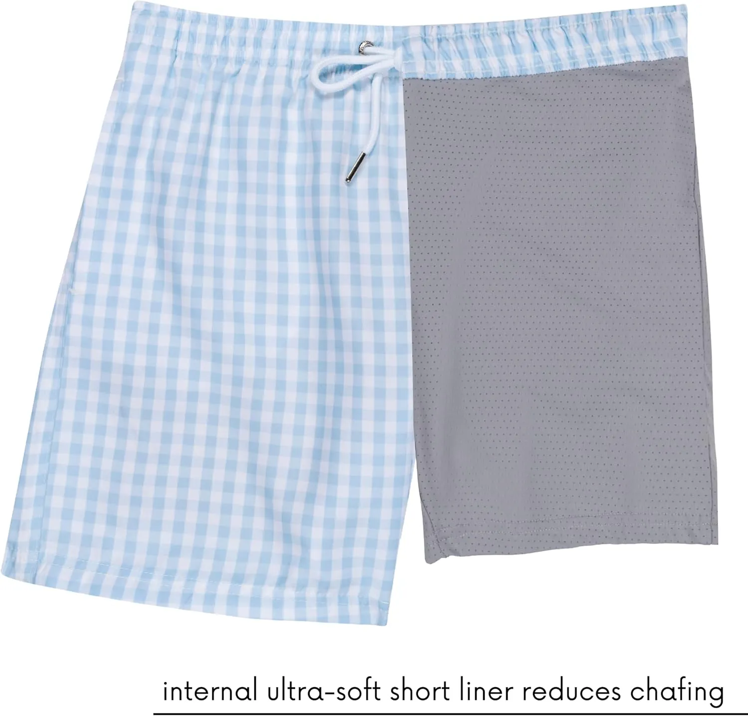SwimZip Boys' Swim Trunks with Boxer Brief Liner and UPF 50  Sun Protection