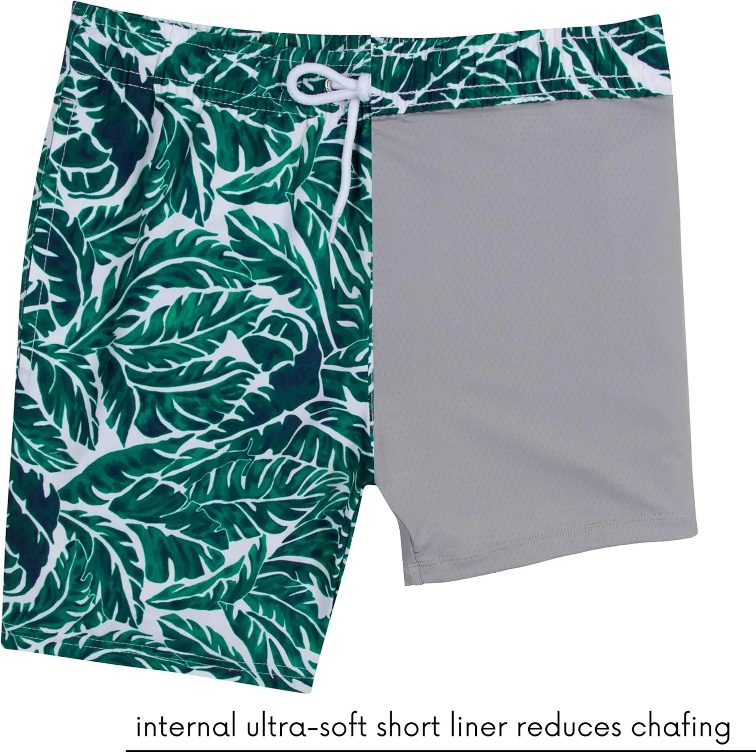 SwimZip Boys' Swim Trunks with Boxer Brief Liner and UPF 50  Sun Protection